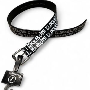 Y2K Deadstock Grunge “I like boys”  Graphic Belt
